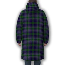 ScotsTee Shop Scottish MacDonald Lord of the Isles Hunting 2 Premium Tartan Long Down Jacket Winter White Duck Down Plaid