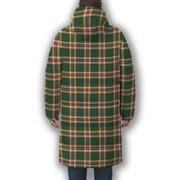 ScotsTee Shop Scottish Robertson Dress Ancient Premium Tartan Long Down Jacket Winter White Duck Down Plaid
