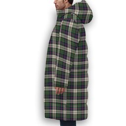ScotsTee Shop Scottish McCallum Dress Modern Premium Tartan Long Down Jacket Winter White Duck Down Plaid
