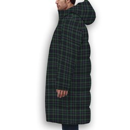 ScotsTee Shop Scottish Robertson Hunting #2 Modern Premium Tartan Long Down Jacket Winter White Duck Down Plaid