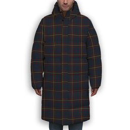 ScotsTee Shop Scottish McLaine of Lochbuie Hunting Premium Tartan Long Down Jacket Winter White Duck Down Plaid