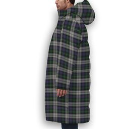 ScotsTee Shop Scottish MacKenzie Dress 4 Premium Tartan Long Down Jacket Winter White Duck Down Plaid