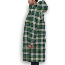 ScotsTee Shop Scottish Graham Dress Ancient Premium Tartan Long Down Jacket Winter White Duck Down Plaid