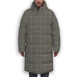 ScotsTee Shop Scottish Yamato International Premium Tartan Long Down Jacket Winter White Duck Down Plaid