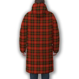 ScotsTee Shop Scottish Stuart Of Bute Ancient Premium Tartan Long Down Jacket Winter White Duck Down Plaid