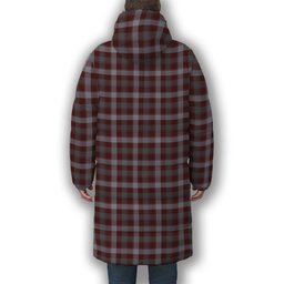 ScotsTee Shop Scottish Jardine of Castlemilk Modern Premium Tartan Long Down Jacket Winter White Duck Down Plaid