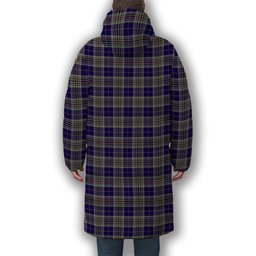 ScotsTee Shop Scottish Hanna of Stirlingshire Premium Tartan Long Down Jacket Winter White Duck Down Plaid