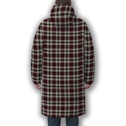ScotsTee Shop Scottish Little Dress Modern Premium Tartan Long Down Jacket Winter White Duck Down Plaid