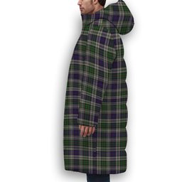 ScotsTee Shop Scottish MacKinlay Dress Premium Tartan Long Down Jacket Winter White Duck Down Plaid