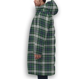 ScotsTee Shop Scottish McKenzie Dress Ancient Premium Tartan Long Down Jacket Winter White Duck Down Plaid