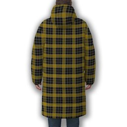 ScotsTee Shop Scottish Thain Dress 1 Premium Tartan Long Down Jacket Winter White Duck Down Plaid