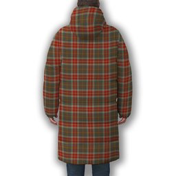 ScotsTee Shop Scottish Muirhead Hunting Ancient Premium Tartan Long Down Jacket Winter White Duck Down Plaid