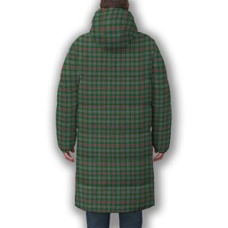 ScotsTee Shop Scottish Spens Fragment Ancient Clan Premium Tartan Long Down Jacket Winter White Duck Down Plaid