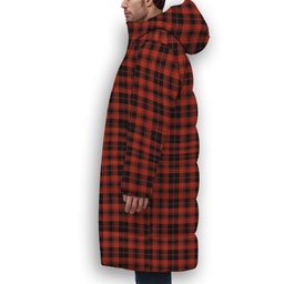 ScotsTee Shop Scottish Murray of Ochtertyre Ancient Premium Tartan Long Down Jacket Winter White Duck Down Plaid