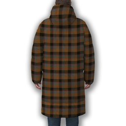 ScotsTee Shop Scottish Jardine 2 Premium Tartan Long Down Jacket Winter White Duck Down Plaid