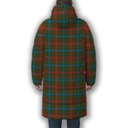 ScotsTee Shop Scottish Wilson Janet Ancient Clan Premium Tartan Long Down Jacket Winter White Duck Down Plaid