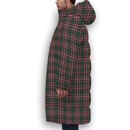 ScotsTee Shop Scottish McFarland Hunting Modern Premium Tartan Long Down Jacket Winter White Duck Down Plaid