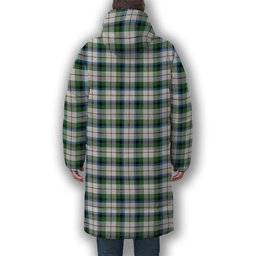 ScotsTee Shop Scottish McNaughton Dress Ancient Premium Tartan Long Down Jacket Winter White Duck Down Plaid