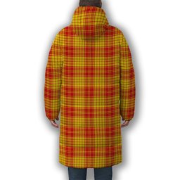 ScotsTee Shop Scottish MacMillan Dress Modern Premium Tartan Long Down Jacket Winter White Duck Down Plaid
