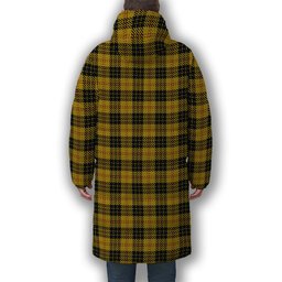 ScotsTee Shop Scottish MacLeod 1831 Premium Tartan Long Down Jacket Winter White Duck Down Plaid