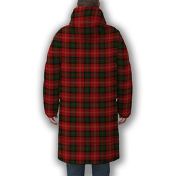 ScotsTee Shop Scottish MacKintosh 4 Premium Tartan Long Down Jacket Winter White Duck Down Plaid