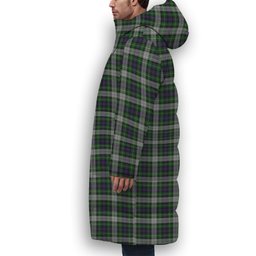 ScotsTee Shop Scottish MacKenzie Dress Premium Tartan Long Down Jacket Winter White Duck Down Plaid