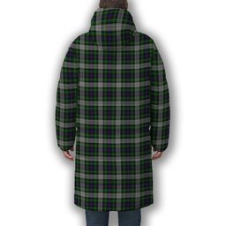 ScotsTee Shop Scottish MacKenzie Dress Premium Tartan Long Down Jacket Winter White Duck Down Plaid