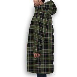 ScotsTee Shop Scottish Webster Modern Premium Tartan Long Down Jacket Winter White Duck Down Plaid