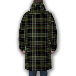 ScotsTee Shop Scottish Webster Modern Premium Tartan Long Down Jacket Winter White Duck Down Plaid