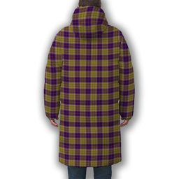 ScotsTee Shop Scottish Sheena Christie Commemorative Premium Tartan Long Down Jacket Winter White Duck Down Plaid