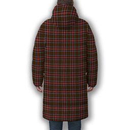 ScotsTee Shop Scottish Sillars Premium Tartan Long Down Jacket Winter White Duck Down Plaid