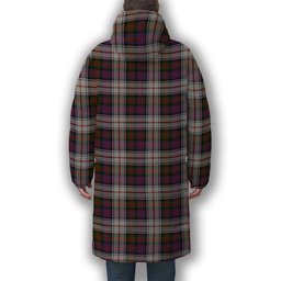 ScotsTee Shop Scottish McDonald Dress Modern Premium Tartan Long Down Jacket Winter White Duck Down Plaid