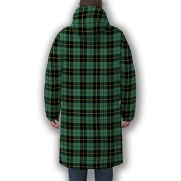 ScotsTee Shop Scottish Wallace Hunting Ancient Premium Tartan Long Down Jacket Winter White Duck Down Plaid