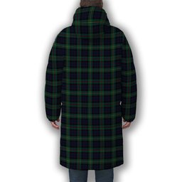ScotsTee Shop Scottish McEwen Modern Premium Tartan Long Down Jacket Winter White Duck Down Plaid