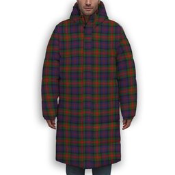 ScotsTee Shop Scottish MacLagan of Glenquiech Premium Tartan Long Down Jacket Winter White Duck Down Plaid