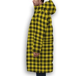 ScotsTee Shop Scottish McLeod of Lewis Modern Premium Tartan Long Down Jacket Winter White Duck Down Plaid
