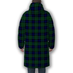 ScotsTee Shop Scottish MacCallum Modern SC Premium Tartan Long Down Jacket Winter White Duck Down Plaid