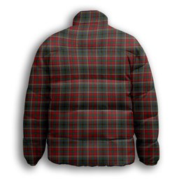 ScotsTee Shop Scottish Anderson of Ardbrake Premium Tartan Collar Down Jacket Winter White Duck Down Plaid