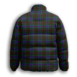 ScotsTee Shop Scottish Brodie Hunting Modern Premium Tartan Collar Down Jacket Winter White Duck Down Plaid