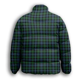 ScotsTee Shop Scottish Black Watch #3 Ancient Premium Tartan Collar Down Jacket Winter White Duck Down Plaid