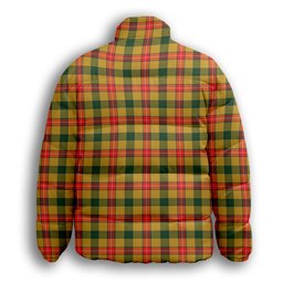 ScotsTee Shop Scottish Baxter SC Premium Tartan Collar Down Jacket Winter White Duck Down Plaid