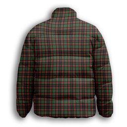 ScotsTee Shop Scottish Cumming Hunting Ancient Premium Tartan Collar Down Jacket Winter White Duck Down Plaid