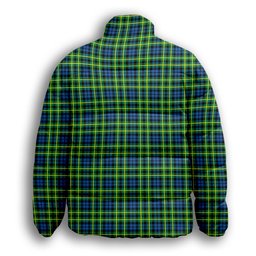ScotsTee Shop Scottish Campbell of Breadalbane Ancient Premium Tartan Collar Down Jacket Winter White Duck Down Plaid