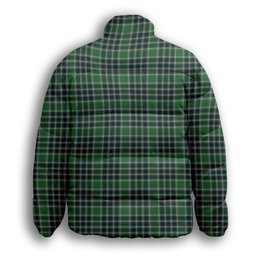 ScotsTee Shop Scottish Donald Lord of the Isles Hunting Modern Premium Tartan Collar Down Jacket Winter White Duck Down Plaid