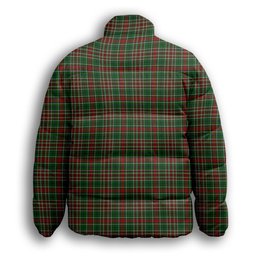 ScotsTee Shop Scottish Gayre Bodyguard 2 Premium Tartan Collar Down Jacket Winter White Duck Down Plaid