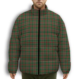 ScotsTee Shop Scottish Gayre Bodyguard 2 Premium Tartan Collar Down Jacket Winter White Duck Down Plaid
