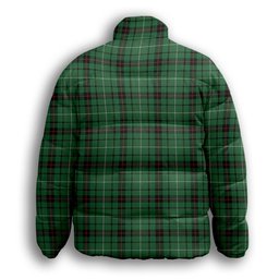 ScotsTee Shop Scottish Fraser Gathering Hunting Ancient Premium Tartan Collar Down Jacket Winter White Duck Down Plaid