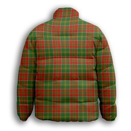 ScotsTee Shop Scottish Donald of Kingsburgh Ancient Premium Tartan Collar Down Jacket Winter White Duck Down Plaid