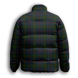 ScotsTee Shop Scottish MacHardy Premium Tartan Collar Down Jacket Winter White Duck Down Plaid