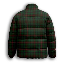 ScotsTee Shop Scottish Tennant Premium Tartan Collar Down Jacket Winter White Duck Down Plaid